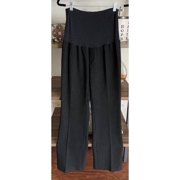 🪻PRICE IS FIRM🪻GAP Women's Maternity Black Baby Boot Pants, Size 8 - Picture 1 of 13